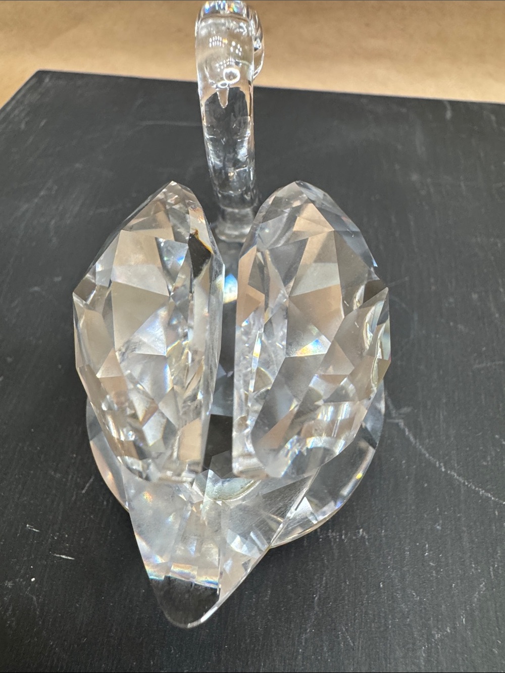 Swarovski Crystal Swan Figurines Clear Glass Set of Three - Picture 13 of 16